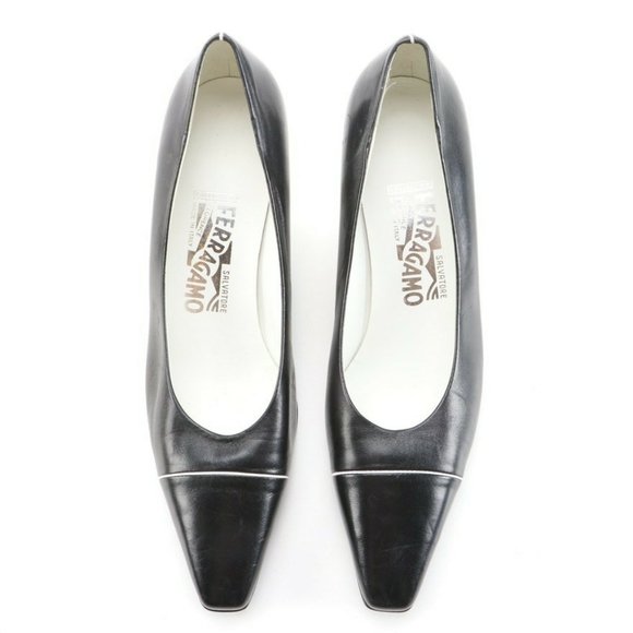 Salvatore Ferragamo Shoes - NWOB FERRAGAMO Bi-color Leather Low Heel Pump 9B